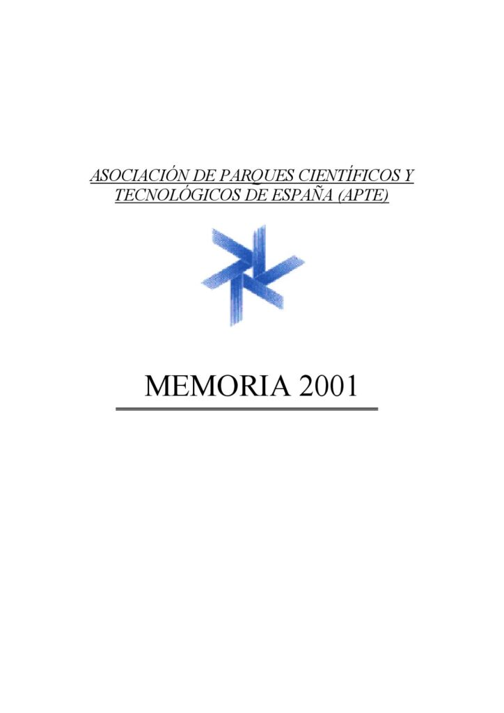 Memoria APTE 2001