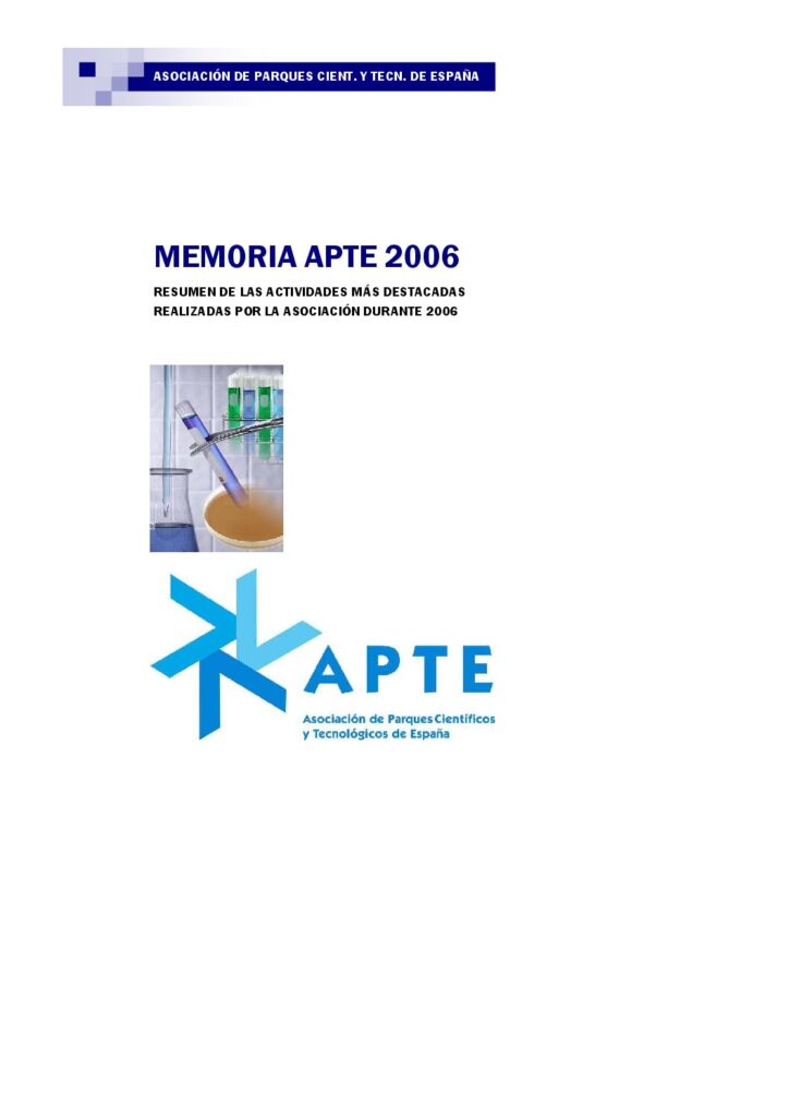Memoria APTE 2006