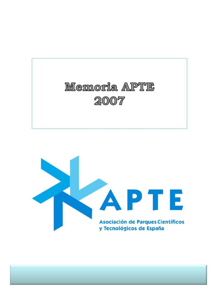 Memoria APTE 2007