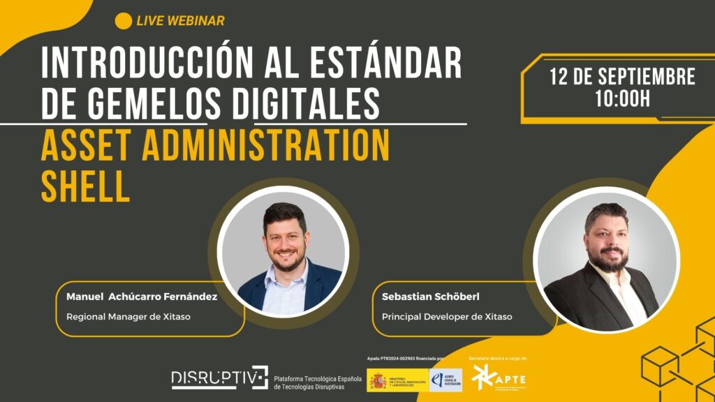 Webinar: Introducción al estándar de gemelos digitales Asset Administration Shell