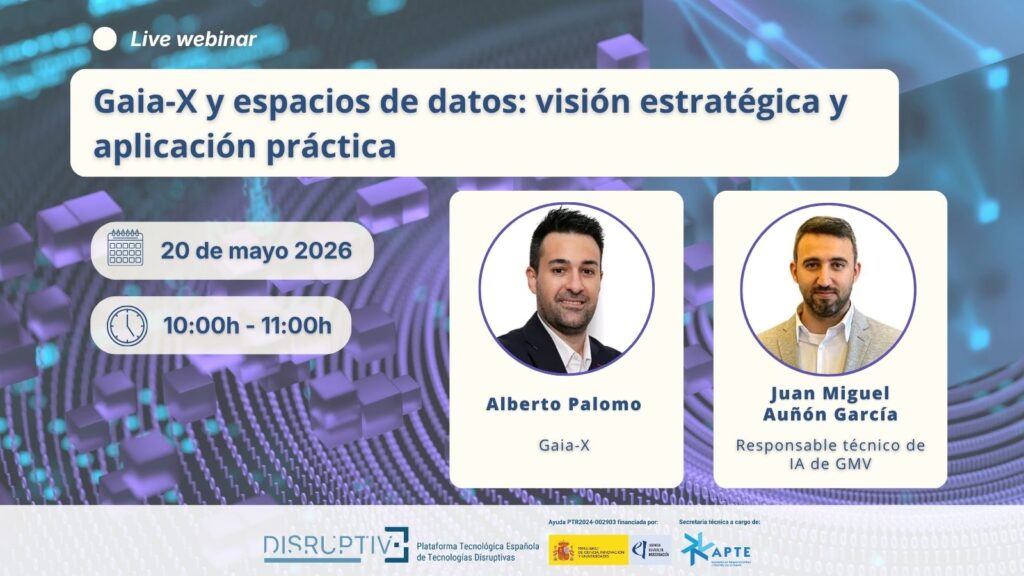 Webinar: Gaia-X y espacios de datos: visión estratégica y aplicación práctica