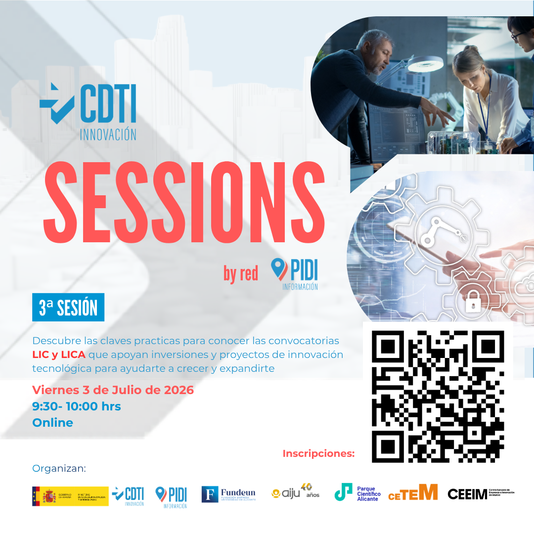 CDTI Session by Red PIDI – LIC/LICA